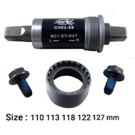 Bottom Bracket BB 110 113 118 122 5 127 MM Bicycle Center Axle Box - 113