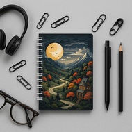 Aesthetic Notebook A6 Diary Book Meeting Notebook Scrapbook Mini Book Notes