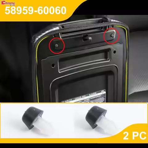 2 Pcs Car Rubber Buffer Center Console Storage Box Clip for Toyota Land Cruiser Rav4 Scion tC xB xD 