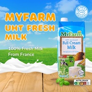 MyFarm ™ UHT Fresh Milk - Made in France [1Lx12] - Carton Offer MyDairyMilk Singapore