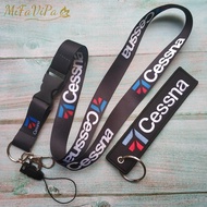 [KEDAI LOKAL] Piper CESSNA Key Chain Tag Piper Cessna MFA HM Aerospace Pilot Lanyard Student pilot C