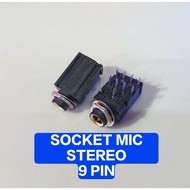 Most popular] 9 Pin Stereo Mic Socket Akai Stereo 9 Pin Socket Akai 9P