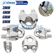 3mm-8mm Steel Cable Clip Wire Rope Clip Steel Clip Gi Cable U Clamp Wire Rope Clamps