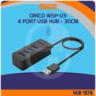 Orico W5P-U3 4 Port USB3.0 USB HUB with Micro B Power Port USB HUB - 30CM