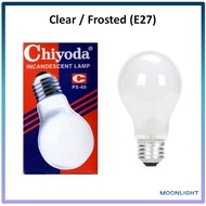 Chiyoda PS-60 Incandescent Light Bulb E27 (Clear / Frosted) 25W / 40W / 60W / 100W