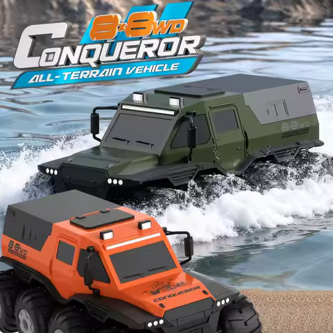 Y1804 1/20 2.4G 8WD RC Amphibious All Treeain Vehicle Remote Control Off-road Vehicle Electric Drive