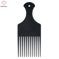 Wide Teethb Hair Pick Plasticb for Curly Afro Hair Styling