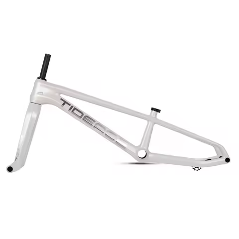 TIDEACE Full Carbon Fiber BMX Frame And Fork Disc Brake Ultralight Customized Pro XXL 20 Inch OEM Bi