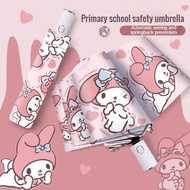 New Cartoon Children Umbrella 98cm Fully Automatic Folding Umbrella Safe Three-Fold Primary School S