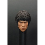 [Special Offer] Ready Stock 1/6 Soldier Head Carving Bruce Lee Bruce Lee Death Game Bruce Lee Head C