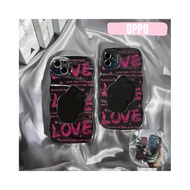 CASE FOR OPPO Pretty AES MIRROR LOVE PINKY A1K A3S A5/A9 2020 A5S/F9/A7/A12/A11K A15/A15S A16 A17/A1