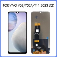 จอ LCD คุณภาพสูง6.51 "สำหรับ Vivo Y11 2023 V2236A Y02จอ Y02A จอเซ็นเซอร์สัมผัสชุดประกอบดิจิไทเซอร์ Y