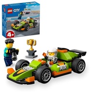 LEGO City Green Race Car Toy Present Block Boys Girls Children 4 Years Old 5 Years Old 6 Years Old C