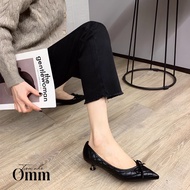 Omm - OH292 3cm low heel shoes with bow