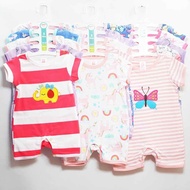 Set 5 bộ body Đùi liền quần dành cho bé Gái 3 tháng - 2 tuổi( Màu ngẫu nhiên ) bodysuit sleep suit b
