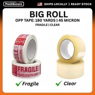 Opp Tape 48mm x 180Y Fragile Packing Cellophane 胶纸 Cellotape Salotape Transparent Clear Fragile