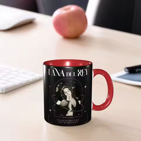 Lana Del Rey Mug Funny Ceramic Coffee Cups Tea Mugs Milk Cup Drinkware Gift for Friends