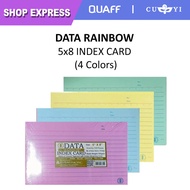 DATA Index Card Rainbow 5x8 Inches 160 GSM | SPX