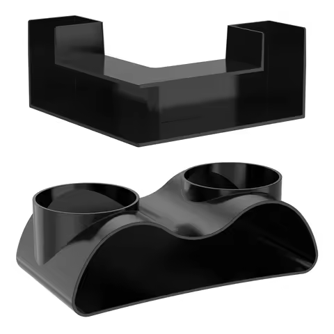 Aquarium Underground Tunnel Underground Double-hole Fish Hideout Lounge Cave Fish Tank Decor Accesso