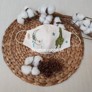 Eid Masks | Eid al-Fitr Embroidered Mask | Ramadan Mask | 3-layer embroidered mask