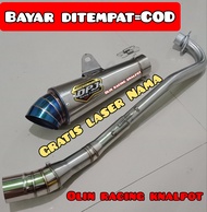 Knalpot DPJ Engker Engker Buat Jupiter Vega Grand Karisma Supra Blade Mio Beat Vario Spin Nmax Aerox