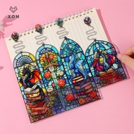 [XON] Stained Glass Fantasy Fourth Wing Dragon Bookmark Dragon Lovers Book Accessories Book Decorati