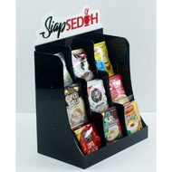 Acrylic 9slot COFFEE RACK / Ready-to-Brew Coffee Display