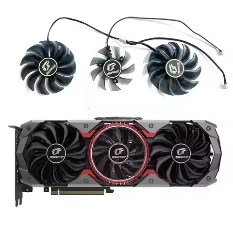 Colorful iGame GeForce RTX 2080 Ti 2080 2070 2060 GTX 1660 1660Ti 85mm 75mm 4pin PVA080E12R GPU Fan
