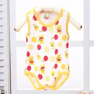 Summer infant vests triangle onesies short sleeve romper baby cartoon fart baby dress children s cot