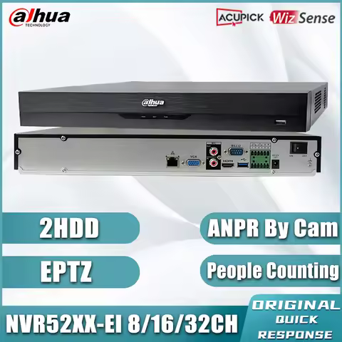Dahua WizSense AcuPick NVR Face Recognition Perimeter Protection Network Video Recorder SMDplus NVR5