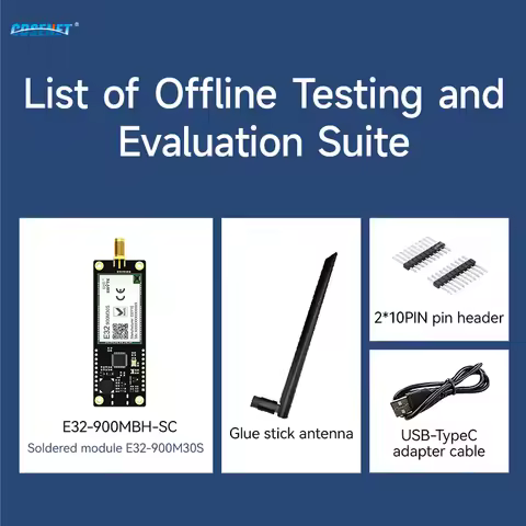 868/915M Lora RF Transceiver Offline Test Development Kit OLED Display CDSENET E32-SC Series 20/30db