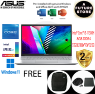 Asus Vivobook Pro 15 OLED K3500P-AL1292WS 15.6'' FHD Laptop Silver ( I5-11300H, 8GB, 512GB SSD, Intel, W11, HS )