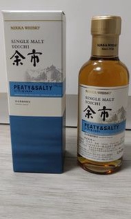 Nikka~余市蒸餾所~日本威士忌~yoichi PEATY&SALTY 180ml~(山崎，響，竹鶴)