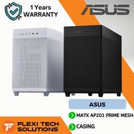 Flexi tech ASUS MATX AP201 PRIME MESH BLK/WHT CASING