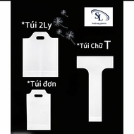 Milk Tea Coffee Juice T-shaped Bag, 1 Cup Bag, 2 Cup Bag with Disposable Partition