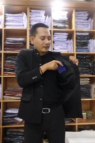 Jasko Mandarin Slimfit Jasko Mandarin Polos Jas koko Mandarin Muslim Jas Mandarin Shanghai