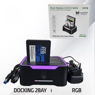 Docking harddisk 2 Bay USB 3.0 Docking HDD 2 slot