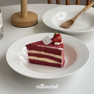 [MILLI] TAMI PASTA PLATE 22.5CM aesthetic ceramic concave pasta PLATE Korean aesthetic dinner PLATE/