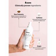 andSons Hair Loss Shampoo with Saw Palmetto & Caffeine (200ml)