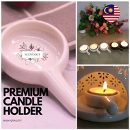 SCENT OUT Ceramic Aroma Burner Fragrance 0il Burner Scented Candle Holders Candlestick Candle Tray