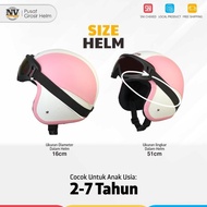 Dijual. Helm Anak Pororo 2 3 4 5 6 7 Tahun Bogo Kacamata Retro Vespa Lucu Ringan Polos Motor Motorcy