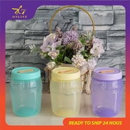 Tupperware Universal Jar Straw Cover 550ml New Viral Bottle Bekas Kuih Raya Botol Pepel Purple Yello