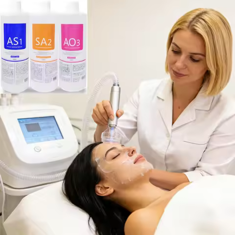 AS1 SA2 AO3 Facial Skincare Face Serum Facial Aqua Peel Solution Product For Hydra Dermabrasion Mach