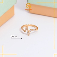 CHILDREN'S RINGS AND GENUINE GOLDWanitaS 300 (6K) AND 375 (8K) SIMPLE LIGHTNING FLASH MODEL CODE CK 