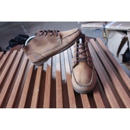 Cool full leather shoes "wooden field" upper kuoit original nobick. Special oursole loafer. size 7.5