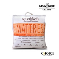 King Koil Cotton Mattress Protector w/ Elastic Bands (Single / Super Single / Queen / King) | Choice Furniture