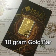 10 gram MAA  gold bar (amethyst) 24K 999.9