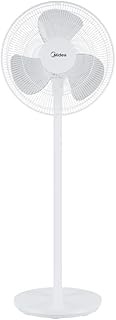 Midea MS1608W Launch Memo Stand Fan, 16", White