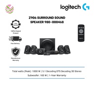 Logitech Z906 5.1 THX, Dolby Digital and DTS Certified Surround Sound Speaker System - 980-000468