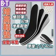 [Memory Foam Heightening Insole] Inner Heightening Invisible Insole Memory Heel Pad Decompression Br